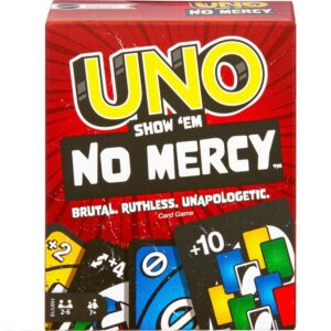 Uno No Mercy Mattel Jogo de Cartas Jogo de Tabuleiro para Família