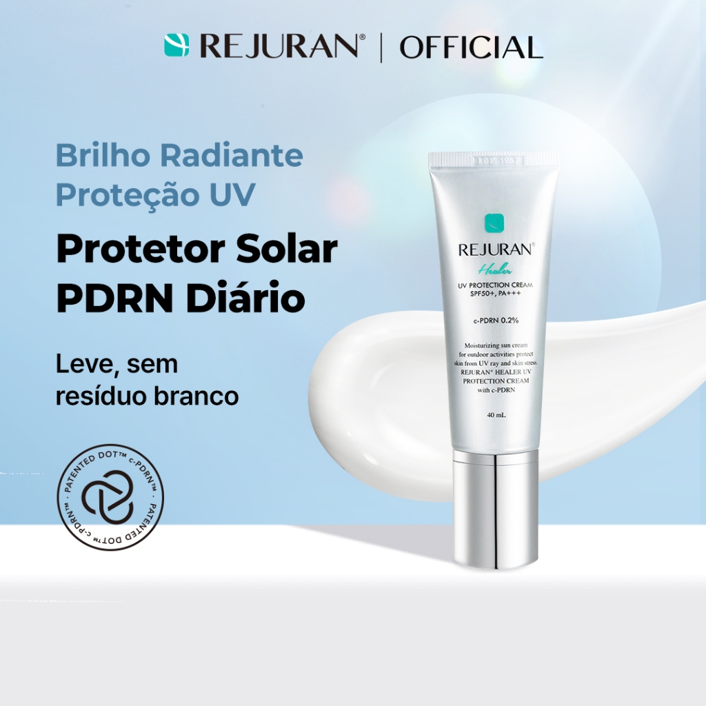 UV Protection Cream 40mL Leve, Sem Resíduo Branco e Protetor Solar — Skincare
