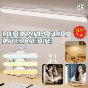 Variação de 1 a 4 itens Luminária Magnética Slim Inteligente Led