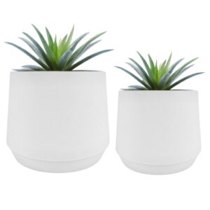 Vaso de Plantas Branco Minimalista Moderno Para Decoração Branco