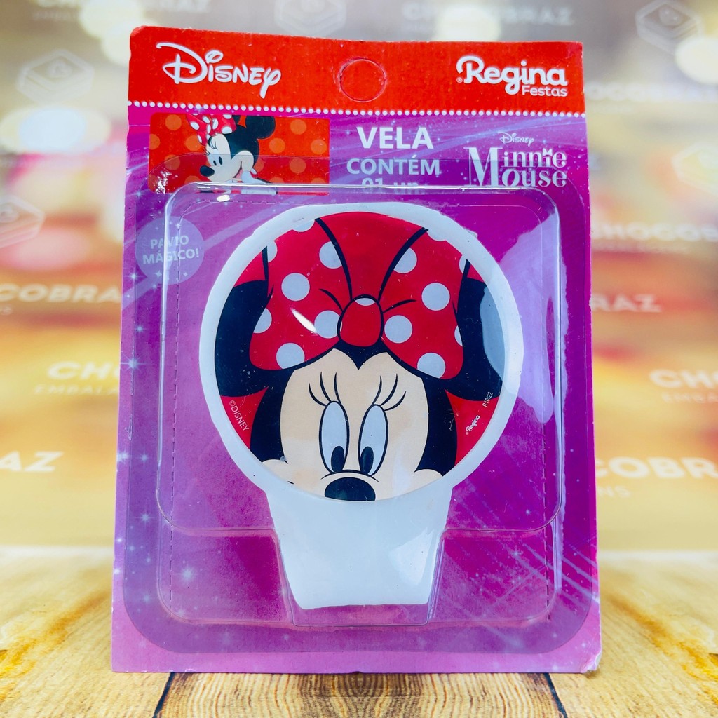 Vela Aniversario Festa Minnie Mouse Regina — Informática