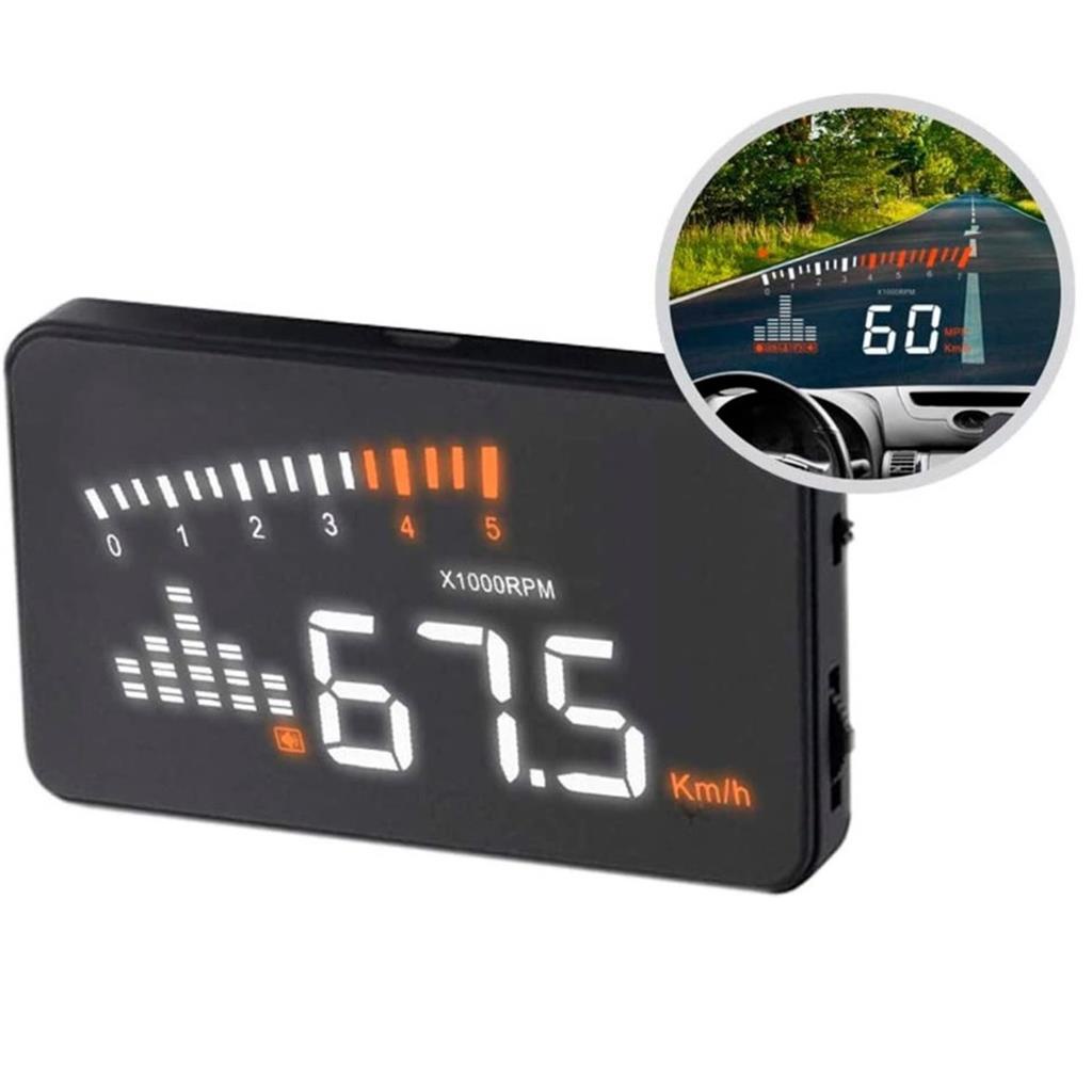 Velocimetro Digital Hud Projetor Carro Vidro Parabrisa Obd2 Universal — TV e Vídeo