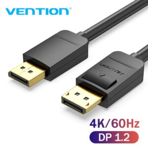 Venção Saída De Vídeo Adaptador De Cabo 4K 60Hz Dp Para Cabo Dp 1.2V