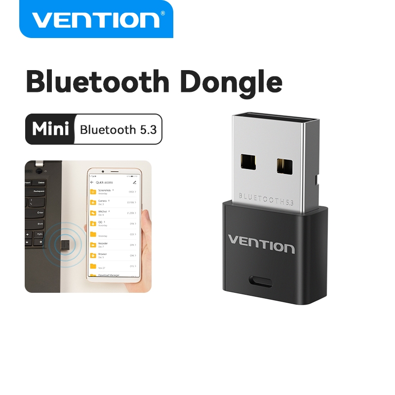 Venção Transmissor Sem Fio USB Bluetooth 5.3 Dongle Receptor De Áudio