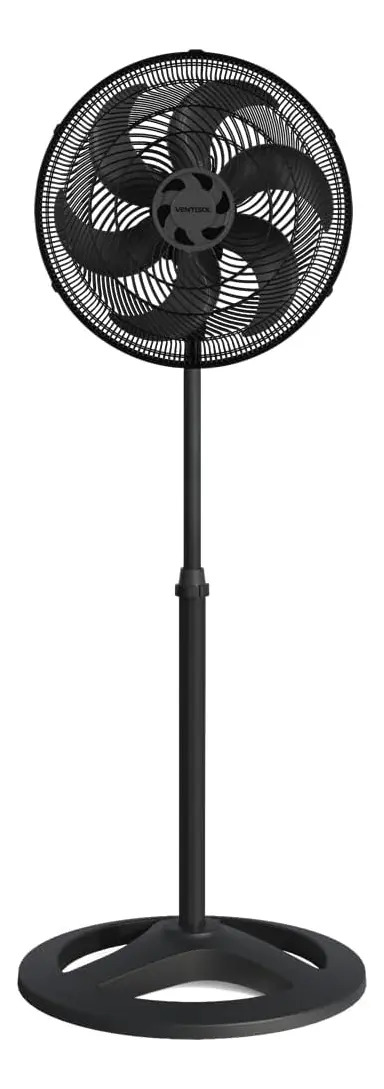 Ventilado De Coluna Turbo 6 Pás 40cm Preto Ventisol Diâmetro 40 Cm — Ar e Ventilação
