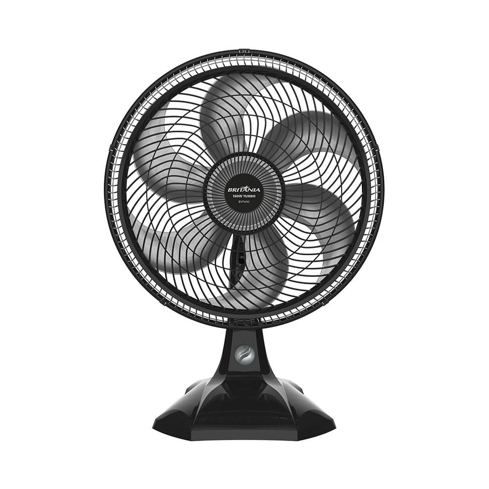 Ventilador 2 em 1 Mesa Parede Britânia 40cm Maxx Force Turbo Preto