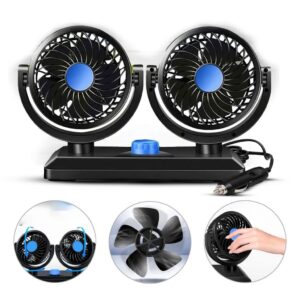 Ventilador Automotivo Turbo Duplo P carro Caminhao 12v Entrada de
