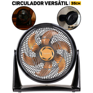 Ventilador Circulador De Ar Agrantt 35cm Silencioso P Sala Mesa