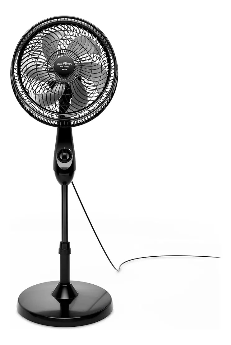 Ventilador De Coluna Bvc31a Maxx Force 6 Pás 75w Britânia 38 Cm N