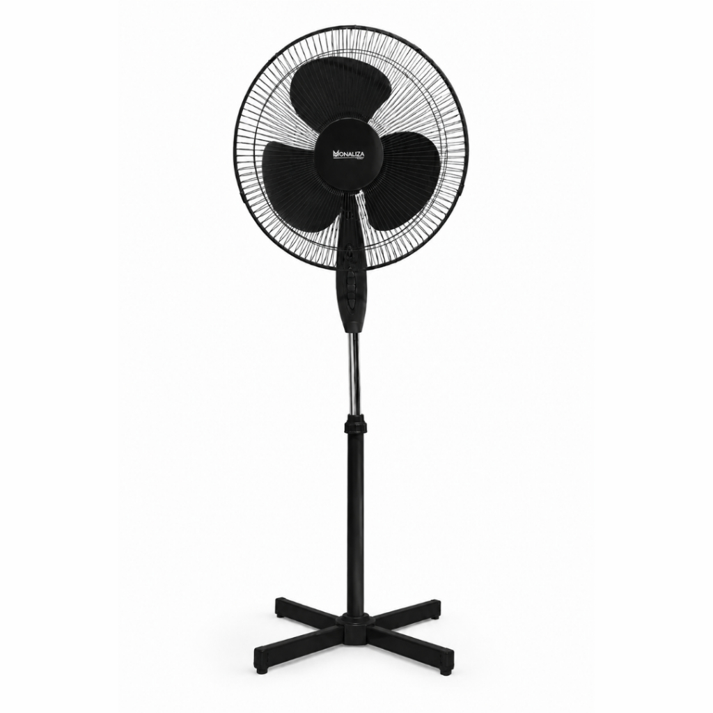 Ventilador de Coluna Potente 3 Pas Turbo Silencioso 40cm com Ajuste