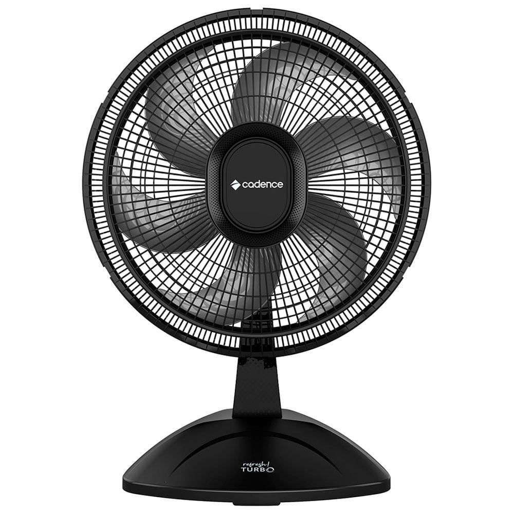 Ventilador de Mesa 140W 40cm 6 Pás Cadence Preto 127V