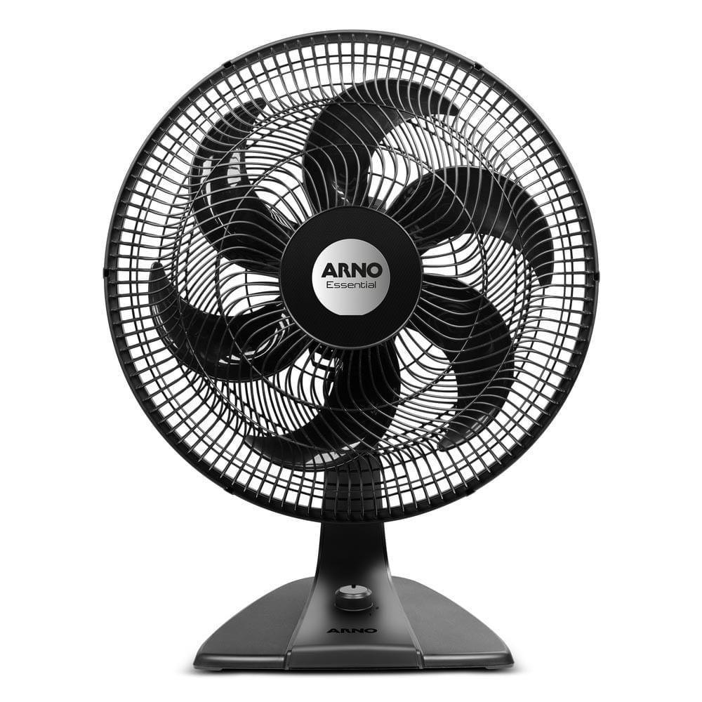 Ventilador de mesa Arno 40cm VE2E Essencial Preto 127v — Ar e Ventilação