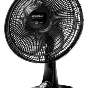 Ventilador de Mesa Mondial Super Power 40cm 6 Pás 127V Preto Cinza