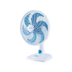 Ventilador de Mesa Ultra 30cm 6 Pás 3 Velocidades Branco e Azul