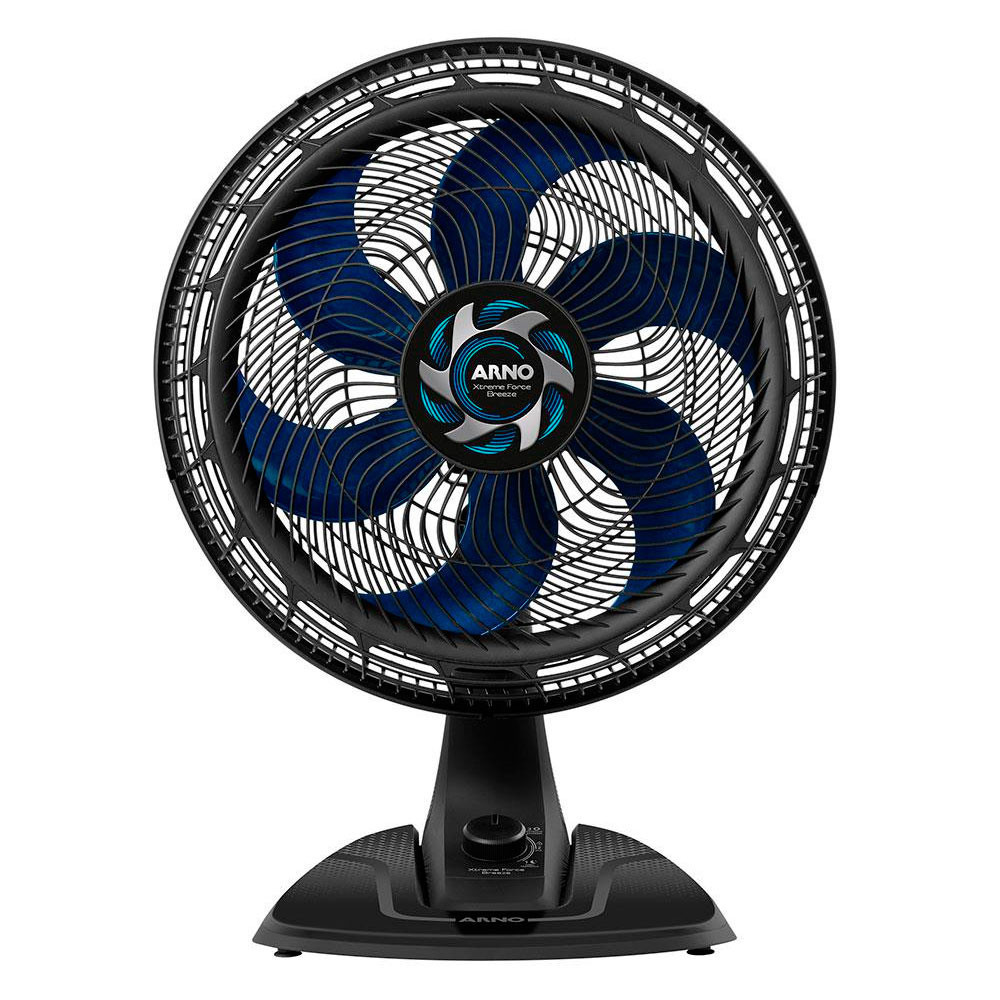 Ventilador de Mesa Xtreme Force 40cm com 3 Velocidades e 6 Pás Arno