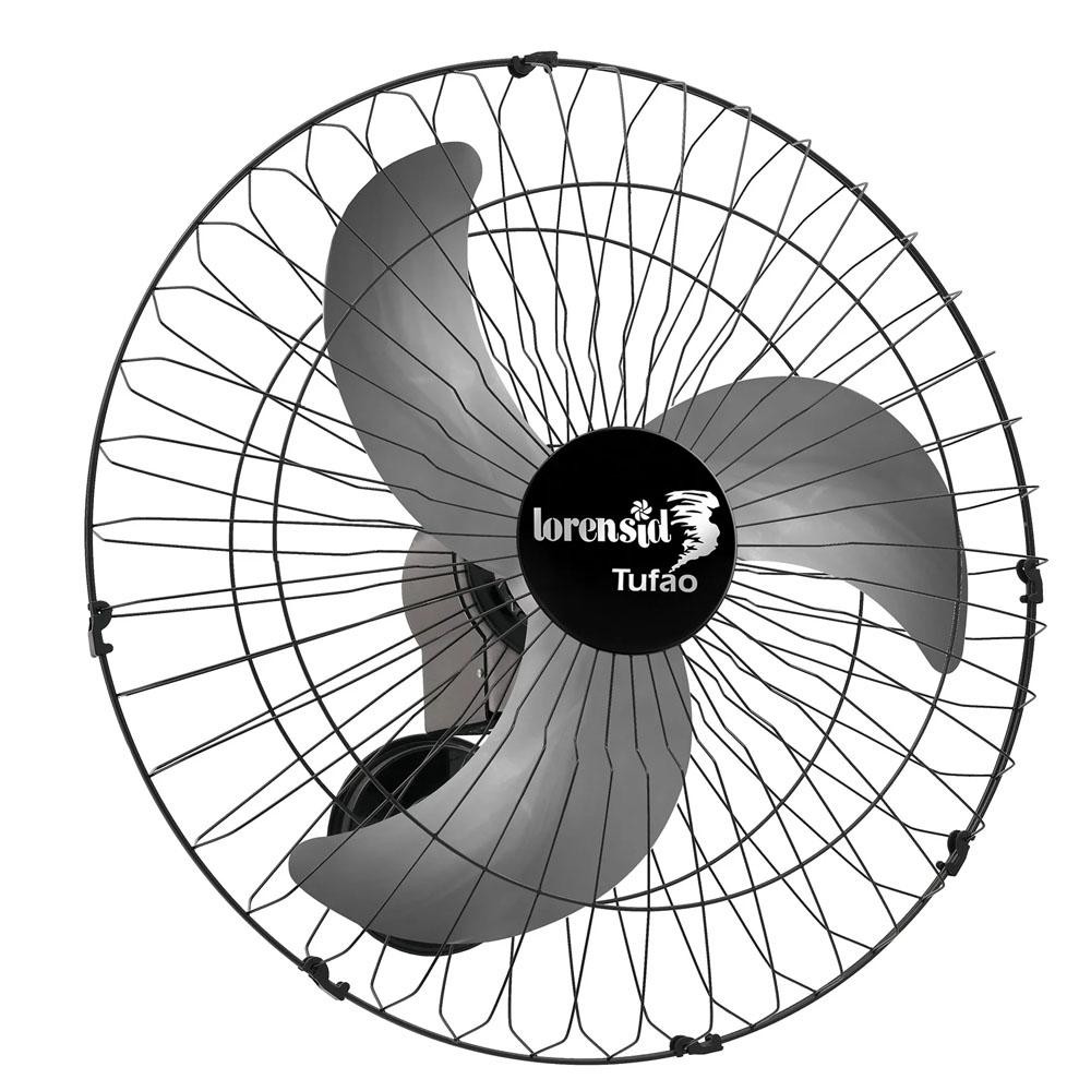 Ventilador De Parade Loren Sid Tufão 60cm Preto Bivolt — Ar e Ventilação