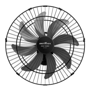 Ventilador de Parede Britânia Max Force 60cm 8 Pás, 3 Velocidades