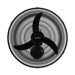 Ventilador de Parede Oscilante 50cm em Plástico Ventisol New Preto — Ar e Ventilação