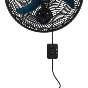 Ventilador De Parede Ventisol New Azul 3 Velocidades Estrutura Preto — Ar e Ventilação