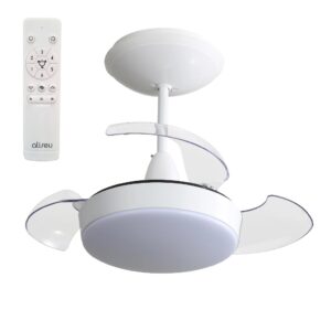Ventilador De Teto Aliseu Retrátil Pro Branco Bivolt Controle Remoto