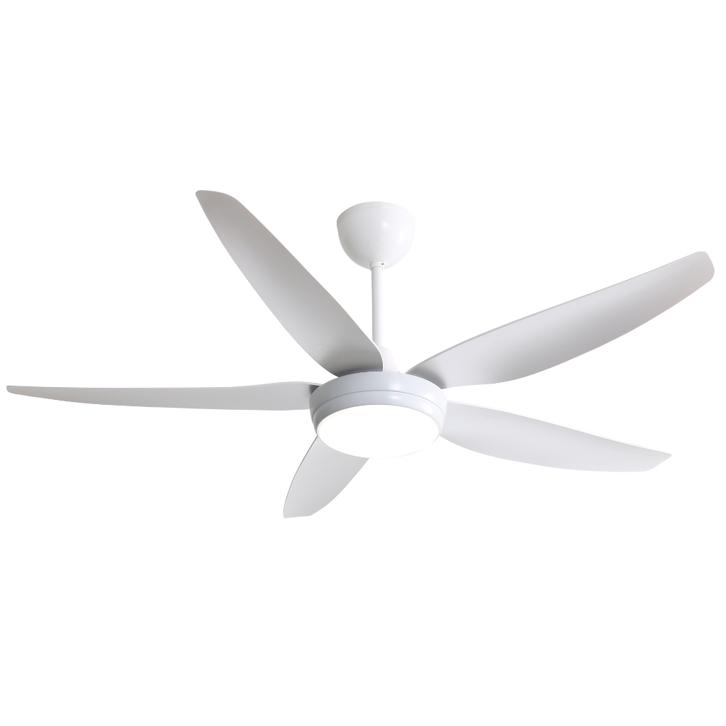 Ventilador De Teto Aliseu Style Branco Bivolt Com Motor Inverter, LED