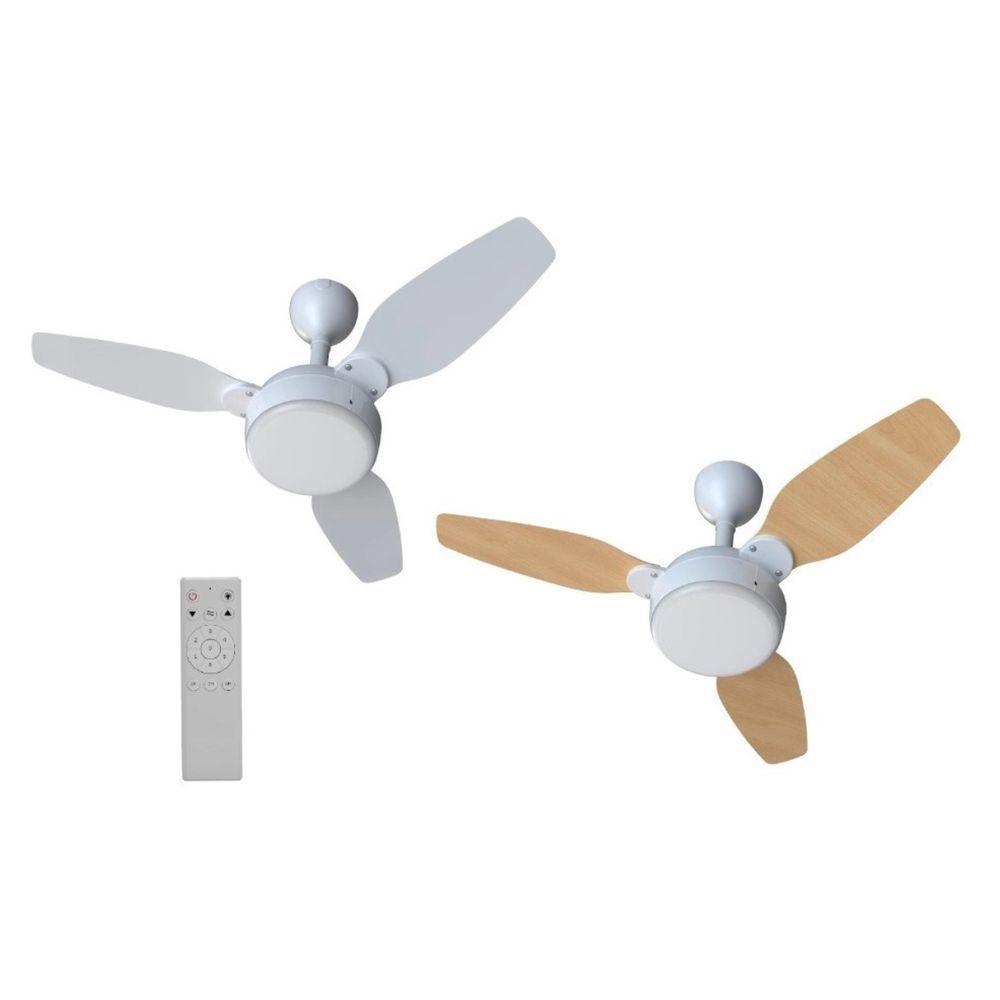 Ventilador de Teto Ventisol 85W 90CM 3 Pás 6 Velocidades Branco — Ar e Ventilação