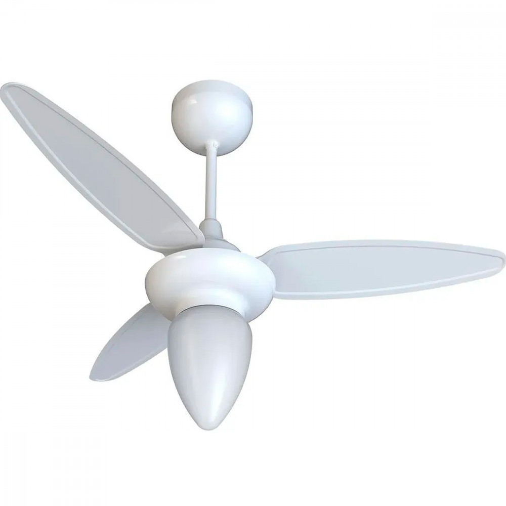 Ventilador de Teto Ventisol Wind 3 Pás Bivolt Branco — Ar e Ventilação