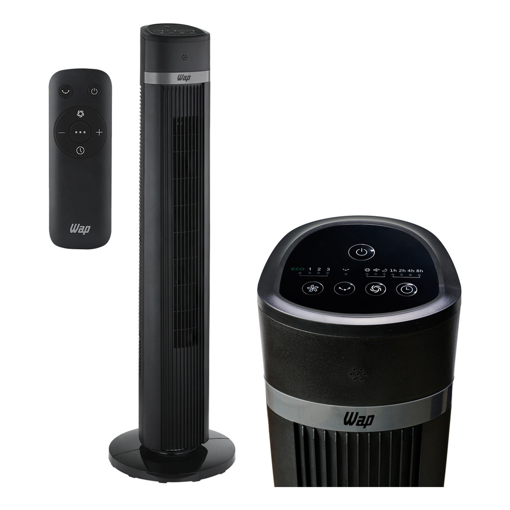 Ventilador de Torre Silencioso Oscilante com Controle Remoto 4