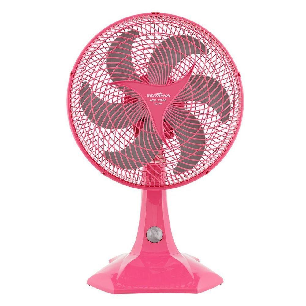 Ventilador Rosa Britânia Maxx Force 60W 220V