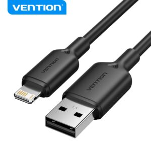 Vention Cabo De Dados USB Para Celular 2.4A Relâmpago De Carregamento