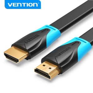 Vention Cabo Hdmi Plano 4K 60HZ Hdr 2.0 Banhado A Ouro De Alta — Informática