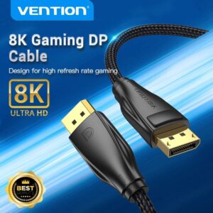 Vention DisplayPort Cabo 1.4 8K 60Hz 4K Hdr Porta De Exibição De