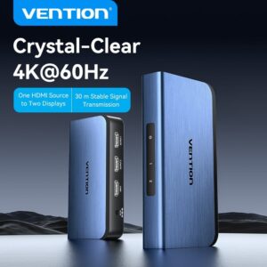 Vention Hdmi Splitter 4K 60Hz 1 Em 4 Saídas Adaptador HD Conversor De