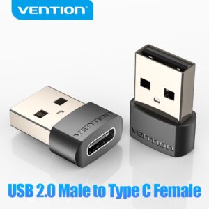 Vention Otg Usb-A Para Porta Adaptador Tipo C 3A 480Mbps iPhone Série — Celulares e Acessórios