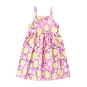 Vestido Feminino Infantil Doce Limonada