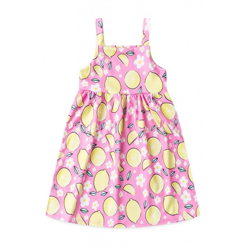 Vestido Feminino Infantil Doce Limonada — Moda Feminina