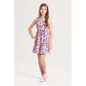 Vestido Feminino Infantil Verão Florescido — Moda Feminina