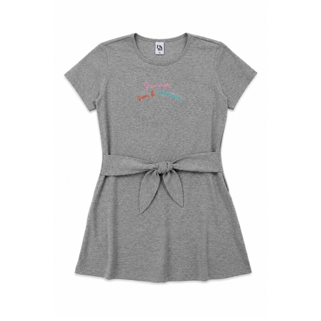 Vestido Feminino Infantil Verão Sol E Sorvete — Moda Feminina