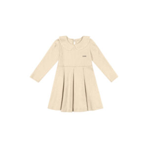 Vestido Infantil Menina Gola Boneca Colorittá Bege