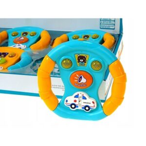 Volante Infantil Musical com Luzes e Sirenes Brinquedo Educativo