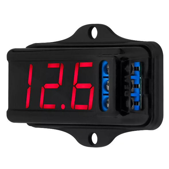 Voltimetro Digital Taramps Vtr 1000 Som Automotivo Mais Preciso DO — Som Automotivo