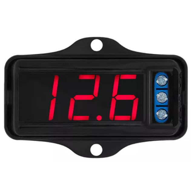 Voltimetro Taramps Vtr-1000 V2 Led 5A Fácil Instalação Som Automotivo