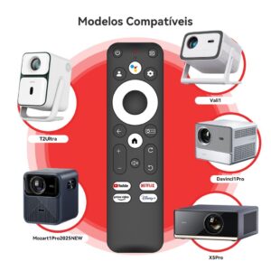 Wanbo Projetor Controle Remoto IR+Bluetooth Para T2 Ultra Vali 1 X5