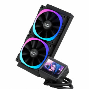 Water Cooler 240mm com Display LCD RGB Argb Radiador para Processador — Informática