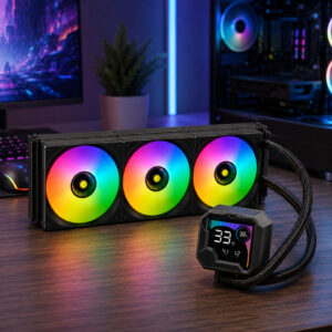 Water Cooler Gamer 360mm RGB para Computador PC Refrigeração Líquida P