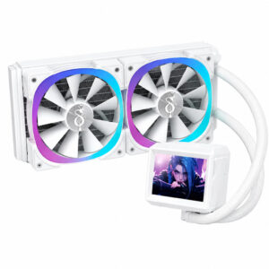 Water Cooler RGB LCD 240mm Para Processador Intel Amd Gamer PC Desktop
