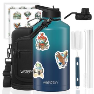 Watersy 1182ml 2573ml 3785ml garrafa térmica de água 18 8 Isolado de — Cozinha e Utensílios