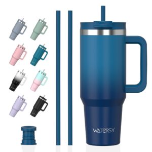 Watersy Copo Térmico Inox 1182ml Garrafa Térmica Parede Dupla c Alça — Cozinha e Utensílios
