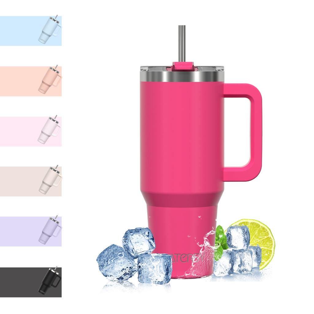 Watersy Copo Térmico Inox Portátil 1182ml Garrafa Térmica Inoxidável — Cozinha e Utensílios