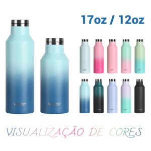 Watersy Garrafa Térmica 350ml 500ml garrafa espacial Quente Térmico